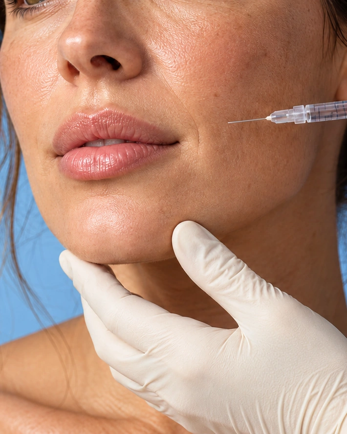 Tratament facial într-o clinică de estetică